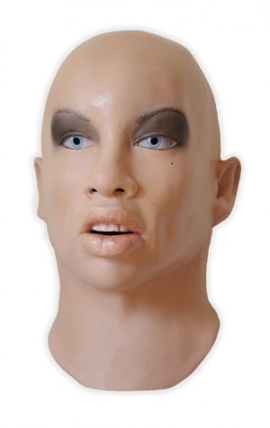 Female Face Mask Soft Latex Realistic 'Laetitia'