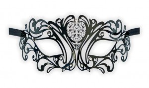 Filigree Metal Mask 'Baroque Ornaments'